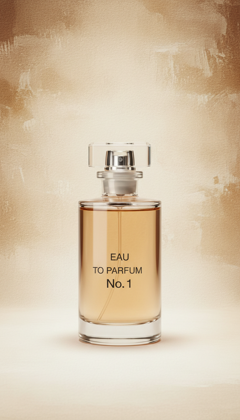 Eau de parfum No.1 glass bottle